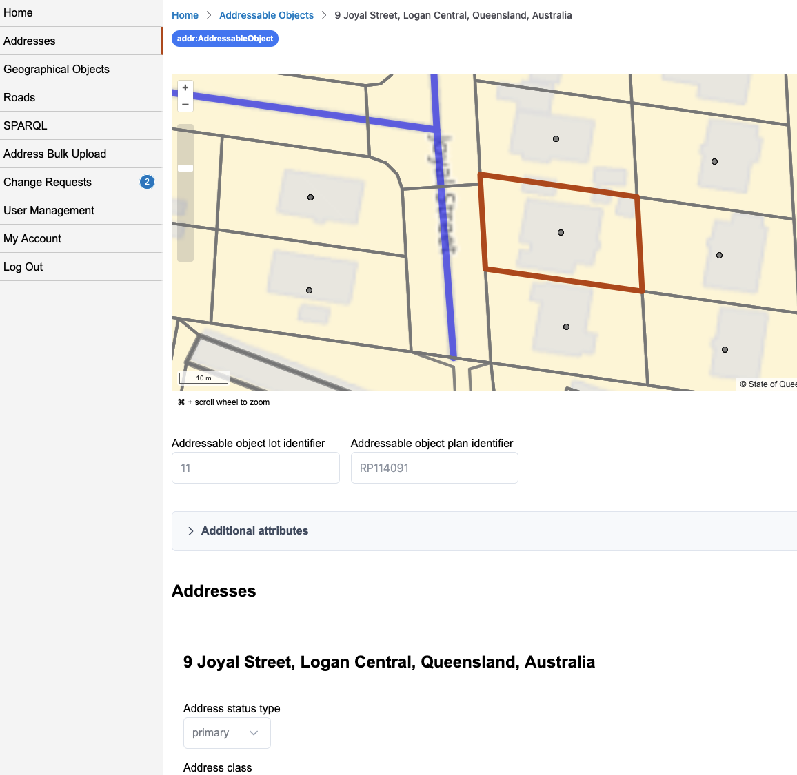 Address Manager: an address